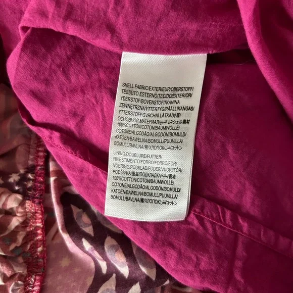 Farm Rio Wild Bananas Print Square Neck Ruffled Tiered Midi Dress Size Medium - Picture 7 of 7